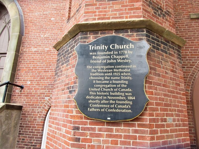 Trinity Church Marker. Click for full size. Trinity Church Marker image. Click for full size.