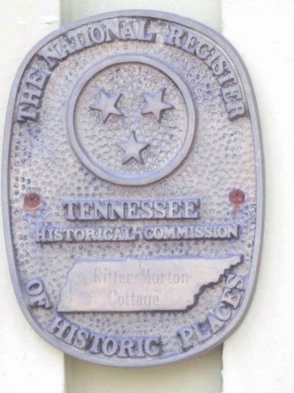Ritter-Morton Cottage Marker. Click for more information. Ritter-Morton Cottage Marker image. Click for more information.