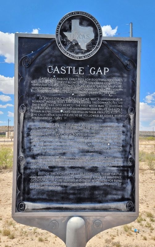 Castle Gap Marker image. Click for full size.