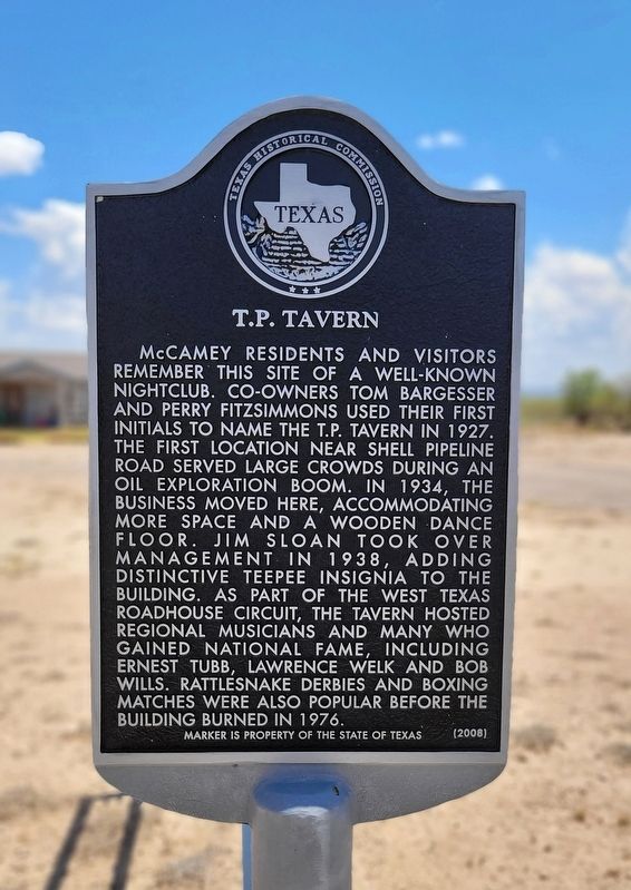 T.P. Tavern Marker. Click for full size. T.P. Tavern Marker image. Click for full size.