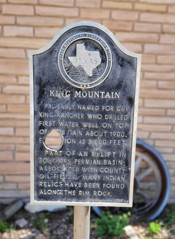King Mountain Marker image. Click for full size.