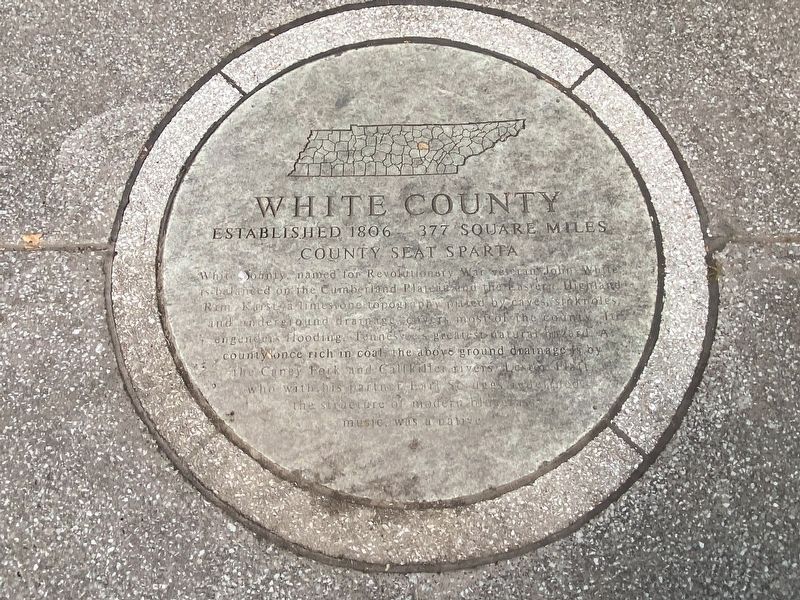 White County Marker image. Click for full size.