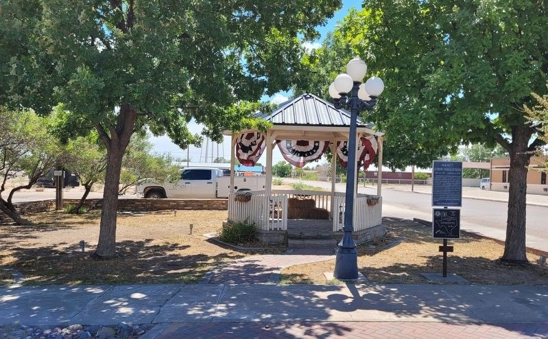 The view of the Nancy Ethie Eagleton Marker from the park image. Click for full size.