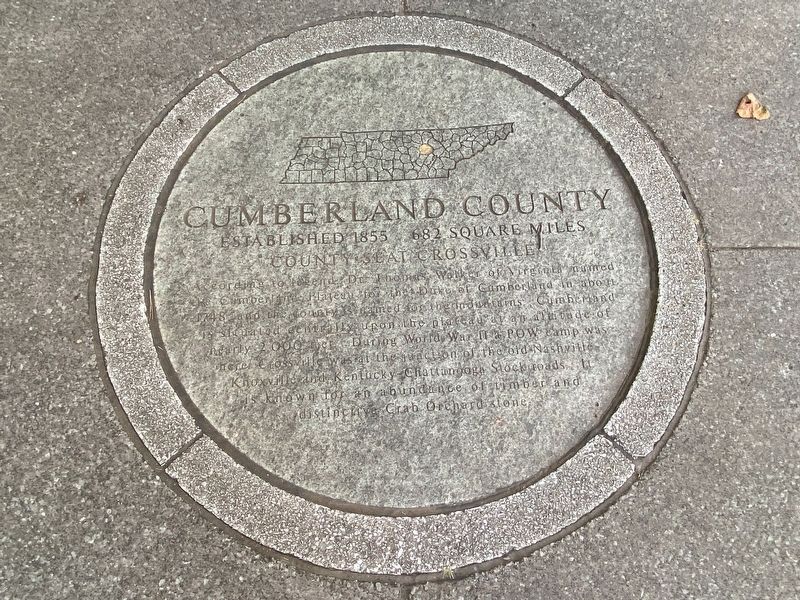 Cumberland County Marker image. Click for full size.