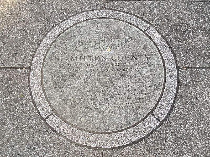 Hamilton County Marker image. Click for full size.