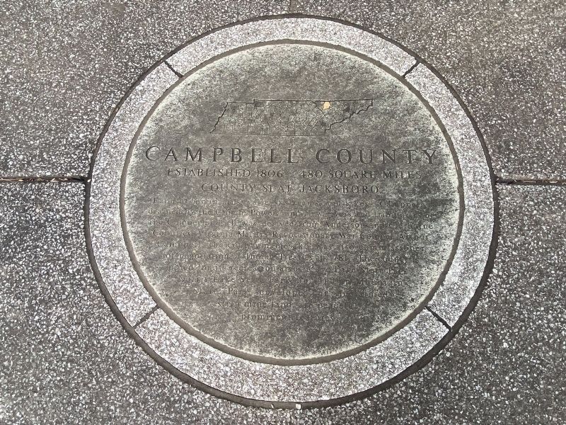 Campbell County Marker image. Click for full size.