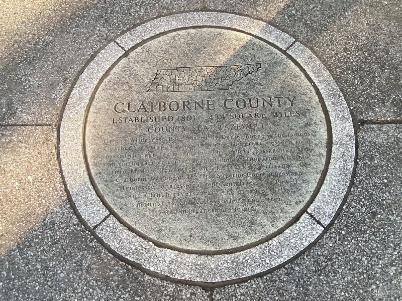 Claiborne County Marker. Click for full size. Claiborne County Marker image. Click for full size.