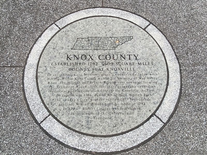 Knox County Marker image. Click for full size.