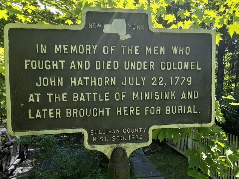 Colonel Hathorn and His Men Marker. Click for full size. Colonel Hathorn and His Men Marker image. Click for full size.