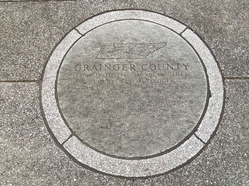 Grainger County Marker image. Click for full size.