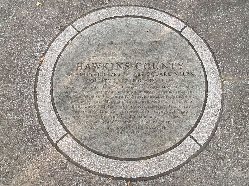 Hawkins County Marker image. Click for full size.