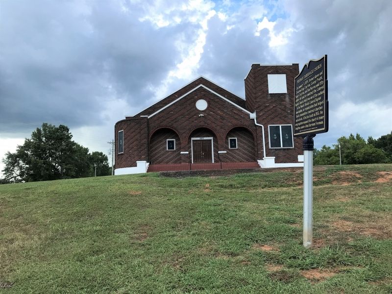 Freeman Tabernacle Church Marker. Click for full size. Freeman Tabernacle Church Marker image. Click for full size.