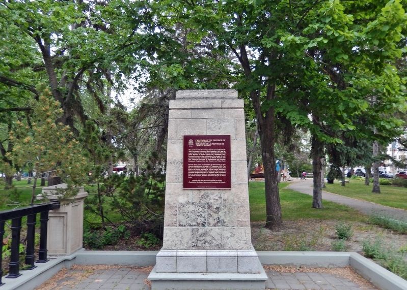 Creation of the Province of Saskatchewan Marker image, Touch for more information