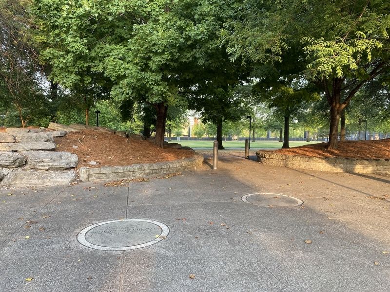 White County Marker (marker on right) image. Click for full size.