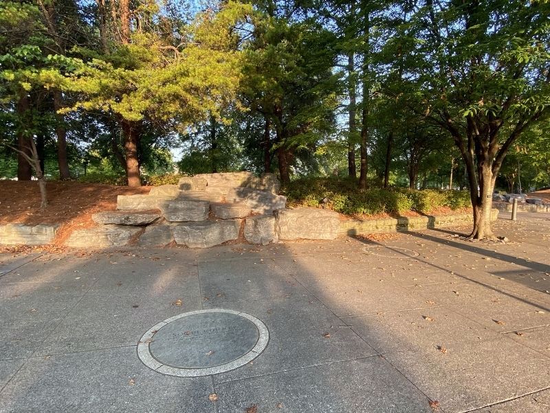Scott County Marker (on the left). Click for full size. Scott County Marker (on the left) image. Click for full size.