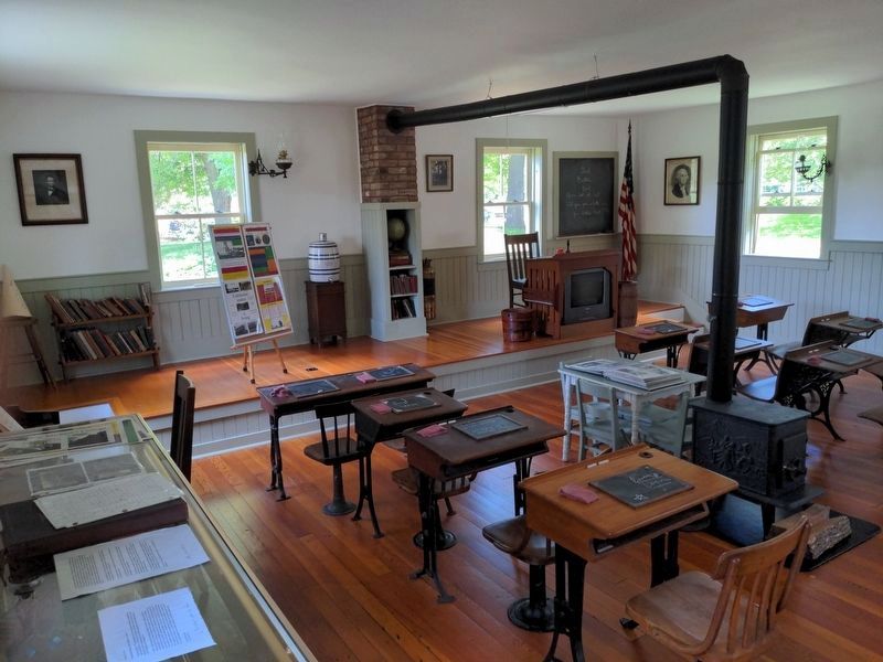 Interior of Schoolhouse image. Click for full size.