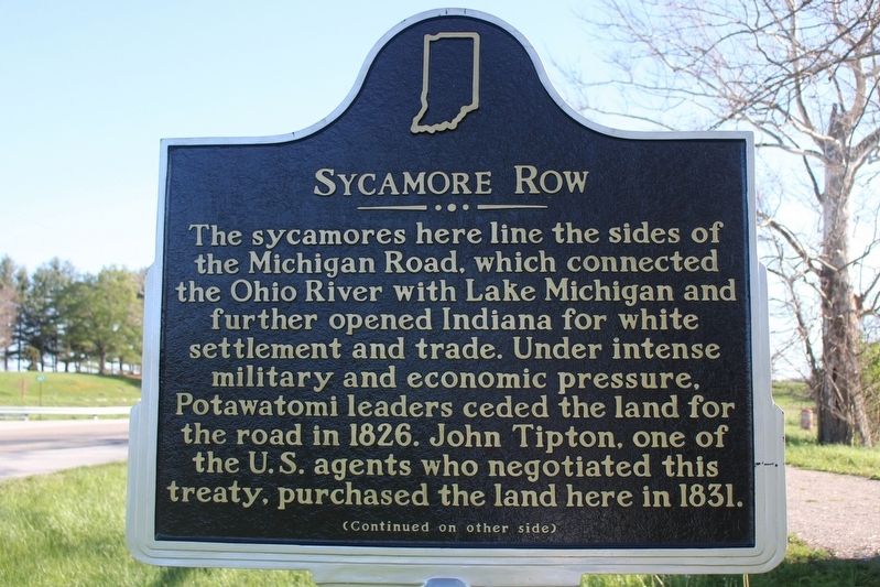 Sycamore Row Marker image. Click for full size.
