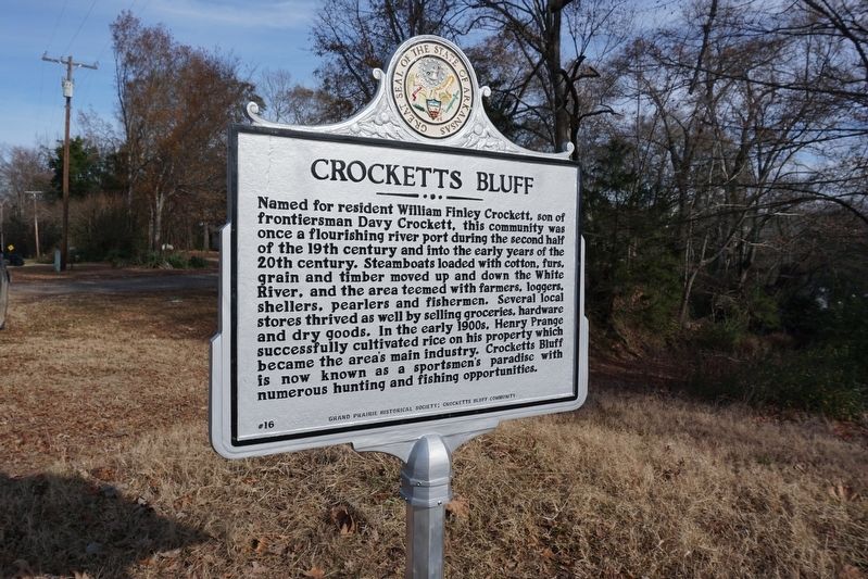 Crocketts Bluff Marker image. Click for full size.