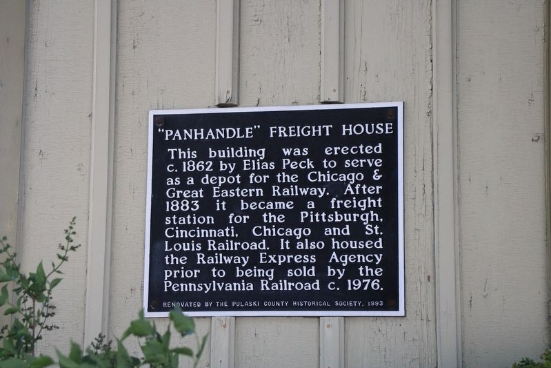 "Panhandle" Freight House Marker image. Click for full size.