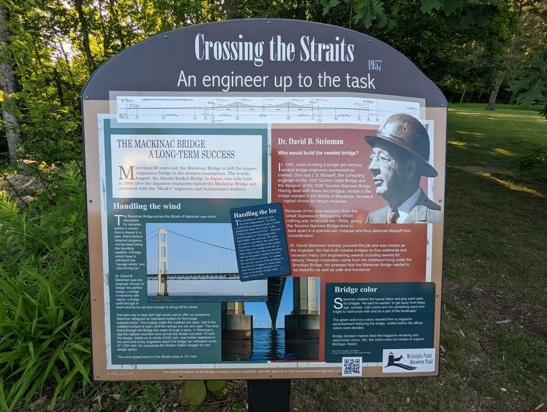 Crossing the Straits Marker image. Click for full size.