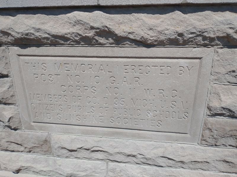 Dundee Civil War Gazebo Marker. Click for full size. Dundee Civil War Gazebo Marker image. Click for full size.