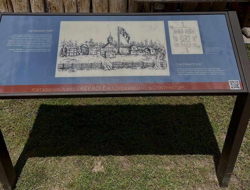 The Second Fort Marker image. Click for full size.