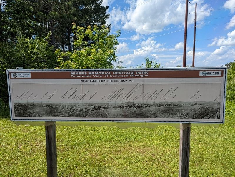 Miners Memorial Heritage Park Marker image. Click for full size.