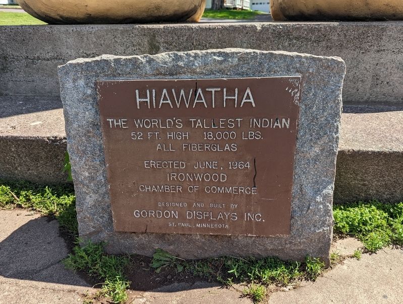 Hiawatha Marker. Click for full size. Hiawatha Marker image. Click for full size.