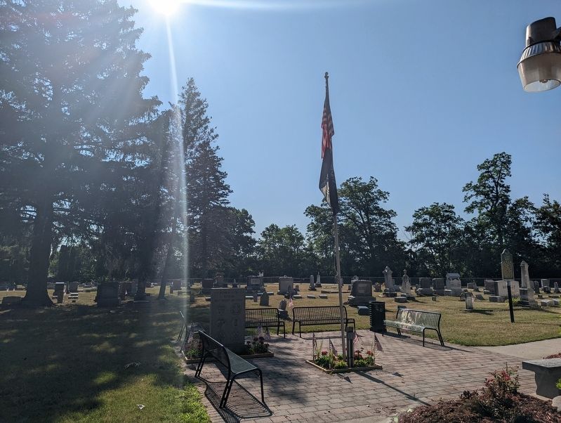 Taymouth Township Veterans Memorial image. Click for full size.