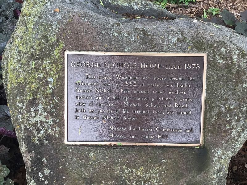 George Nichols Home - Circa 1878 Marker image. Click for full size.
