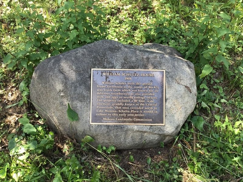 William Schultz House Marker. Click for full size. William Schultz House Marker image. Click for full size.