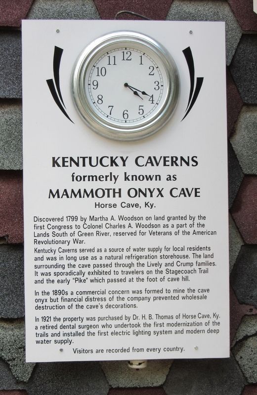 Kentucky Caverns Marker image. Click for full size.