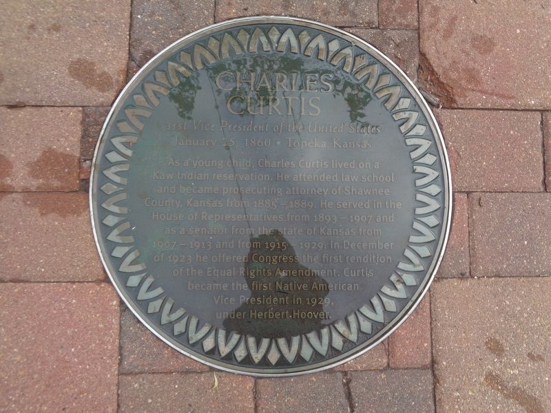 Charles Curtis Marker image. Click for full size.
