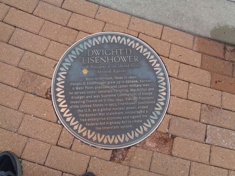 Dwight D. Eisenhower Marker image. Click for full size.