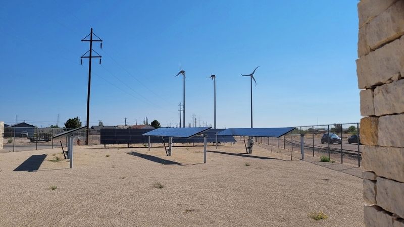 The Pecos County Fort Stockton Renewable Energy Park image. Click for full size.