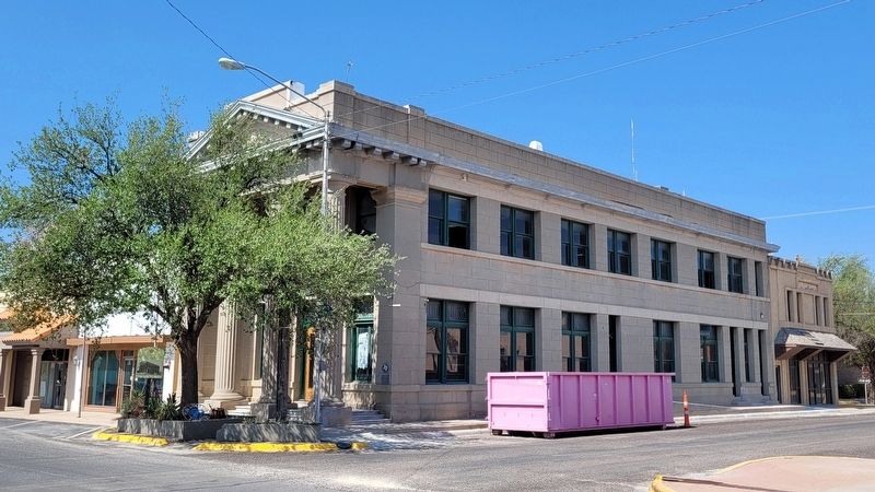 The view of the First National Bank Building from the street image. Click for full size.