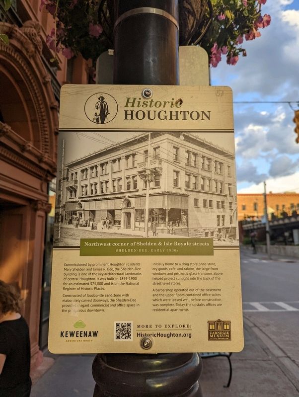 Historic Houghton Marker image. Click for full size.