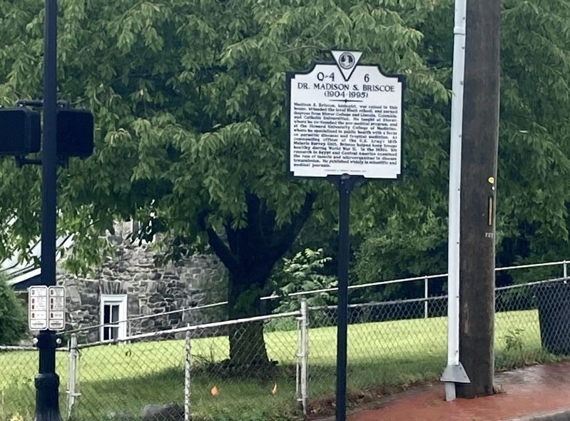 Dr. Madison S. Briscoe Marker image. Click for full size.