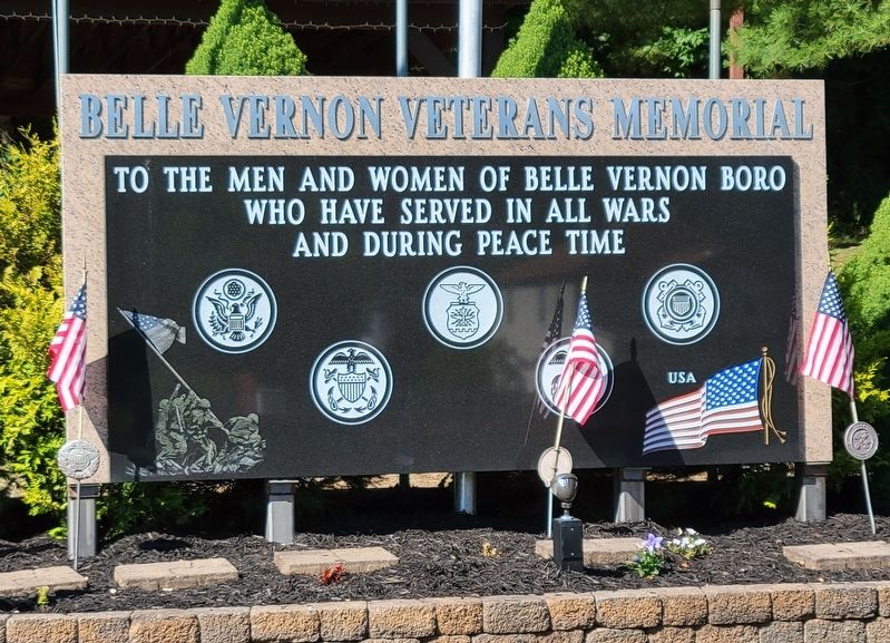 Belle Vernon Veterans Memorial image. Click for full size.