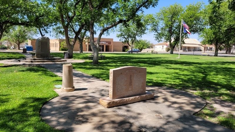 Pecos County World War II Memorial image. Click for full size.