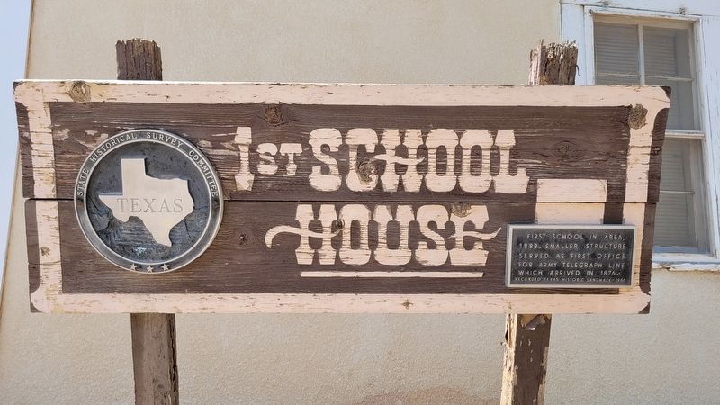 Telegraph Office & School Marker. Click for full size. Telegraph Office & School Marker image. Click for full size.