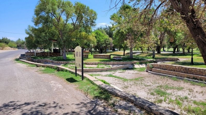 The Koehler's Store and Saloon - Comanche Springs Marker image. Click for full size.