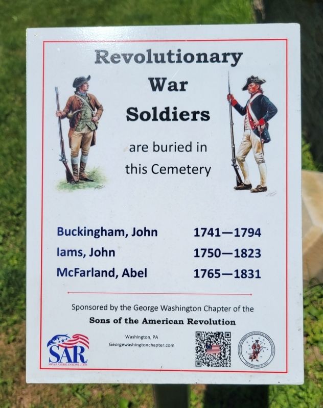Revolutionary War Soldiers Marker image. Click for full size.