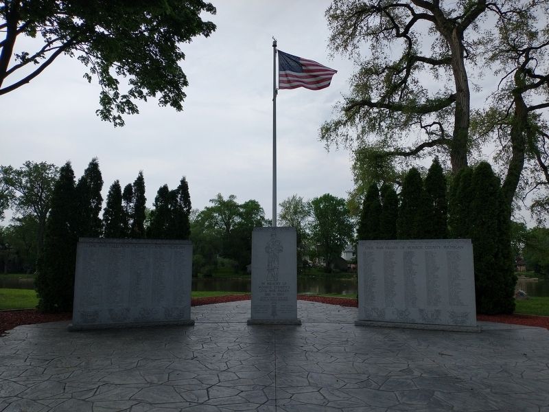 Monroe County Civil War Memorial. Click for full size. Monroe County Civil War Memorial image. Click for full size.