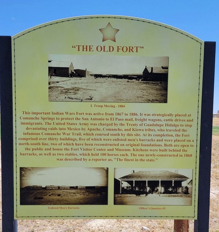 "The Old Fort" Marker image. Click for full size.