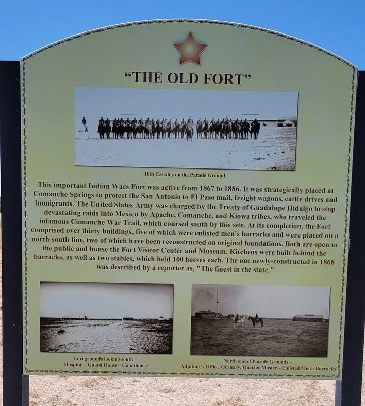 "The Old Fort" Marker image. Click for full size.
