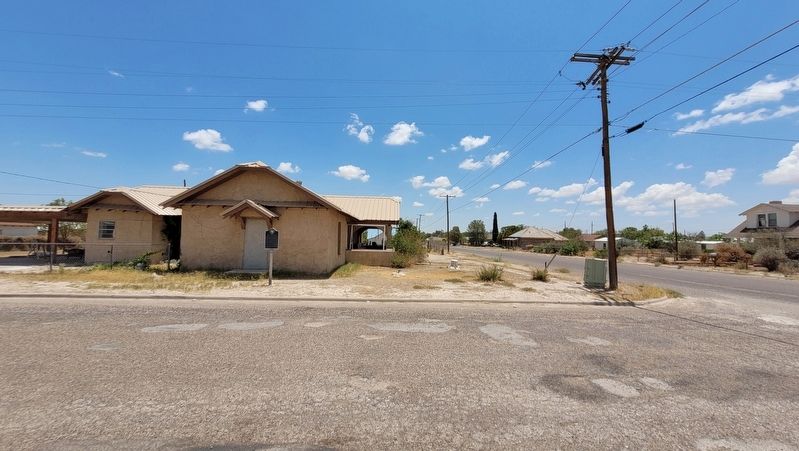 The view of the First Telephone Exchange Marker from the street. Click for full size. The view of the First Telephone Exchange Marker from the street image. Click for full size.