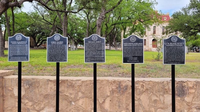 The Espy Family Marker is the marker in the middle image. Click for full size.