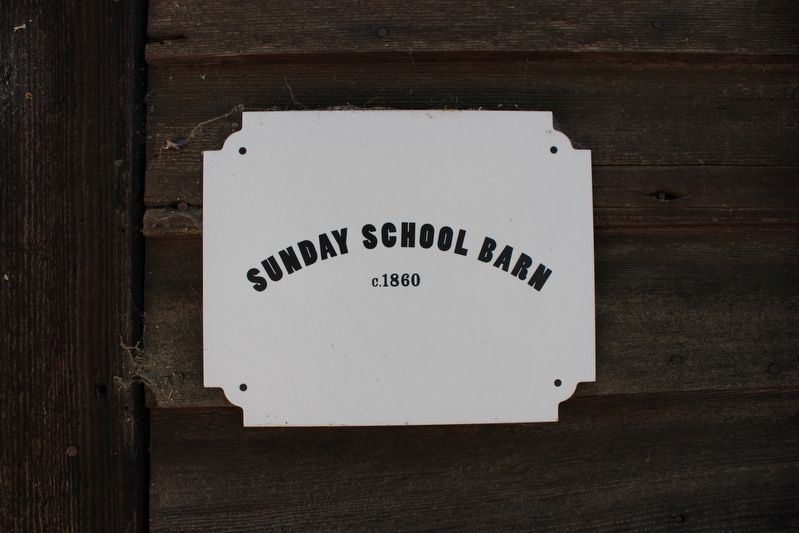 Sunday School Barn image. Click for full size.