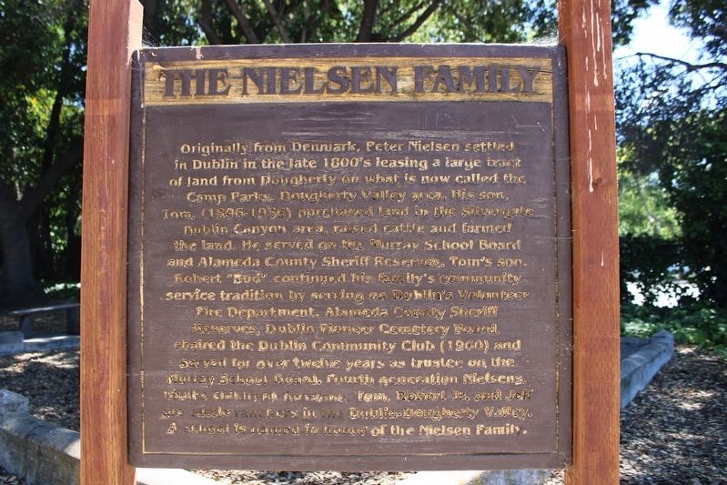 The Nielsen Family Marker image. Click for full size.